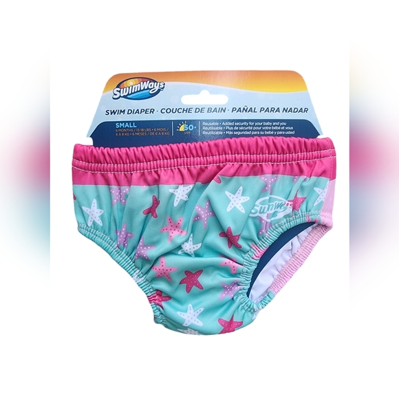 New NWT Girls Unicorn Swim Diaper 6 Months Swim Sun Hat Set - Picture 3 of 3